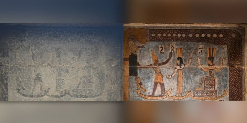 У давньоєгипетському храмі знайшли фрески зі сценами святкування Нового року